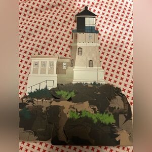 Shelia's House collectible figurine of the Split Rock Light lighthouse. 1996